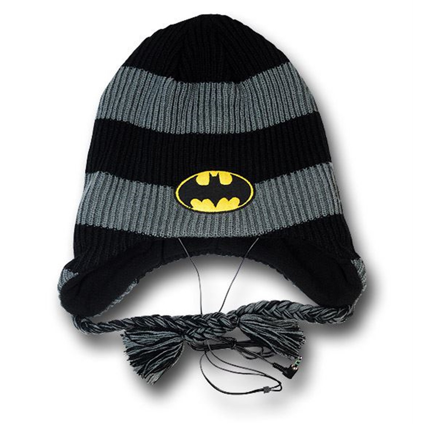 Batman Striped Headphone Peruvian, Black