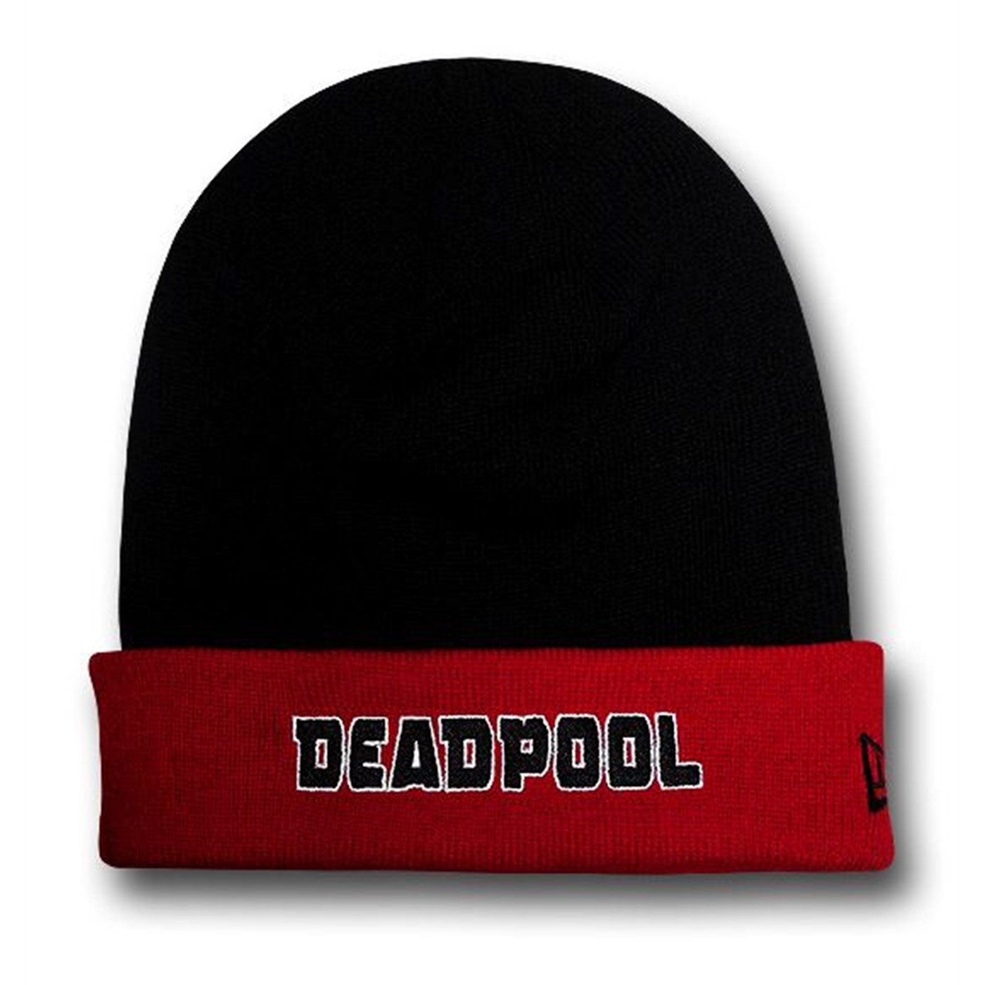 Deadpool Symbol Flip It Up Beanie, Black