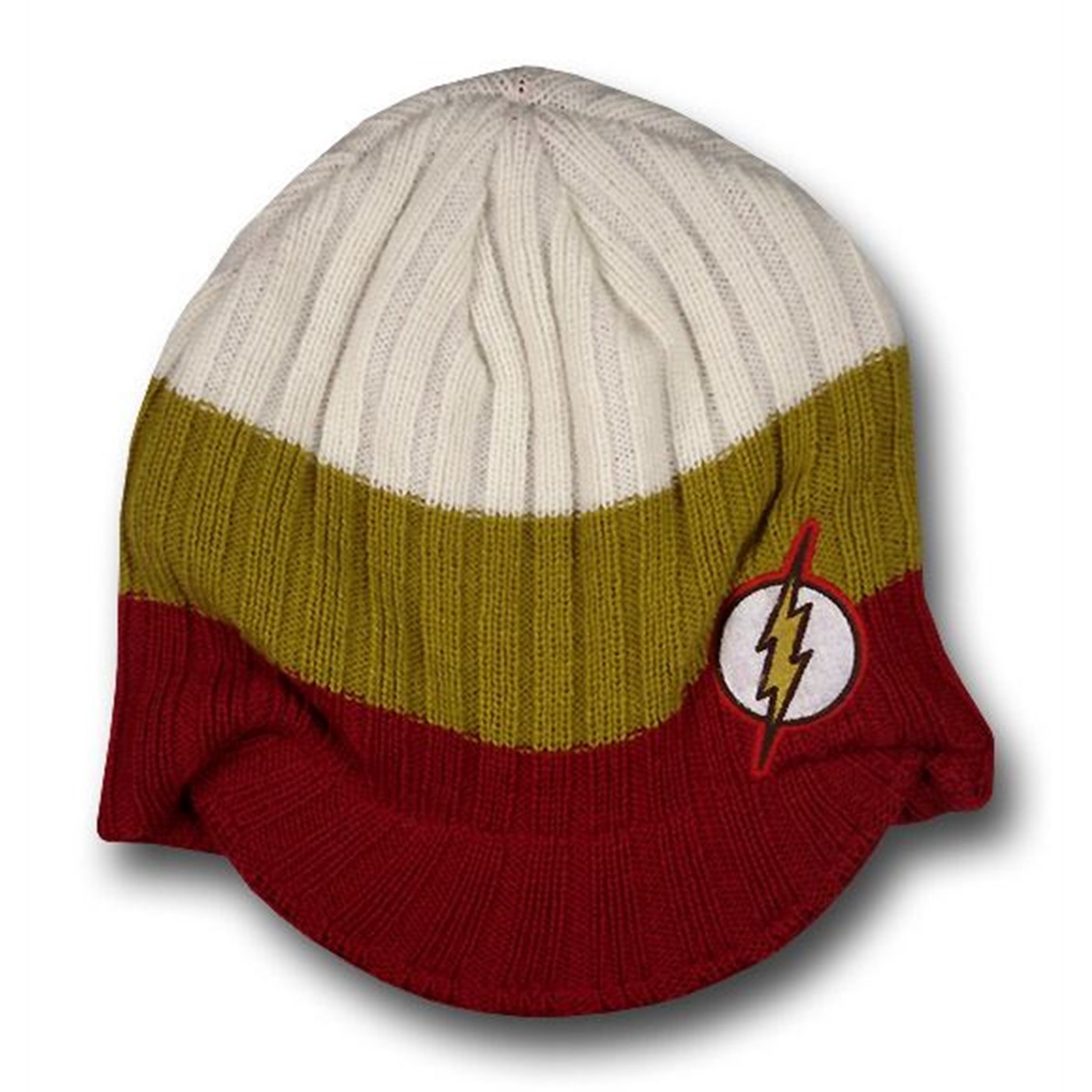The Flash Billed Beanie, White