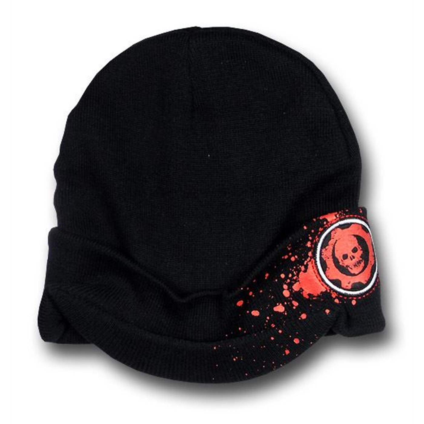 Gears Of War Billed Knit Beanie, Black