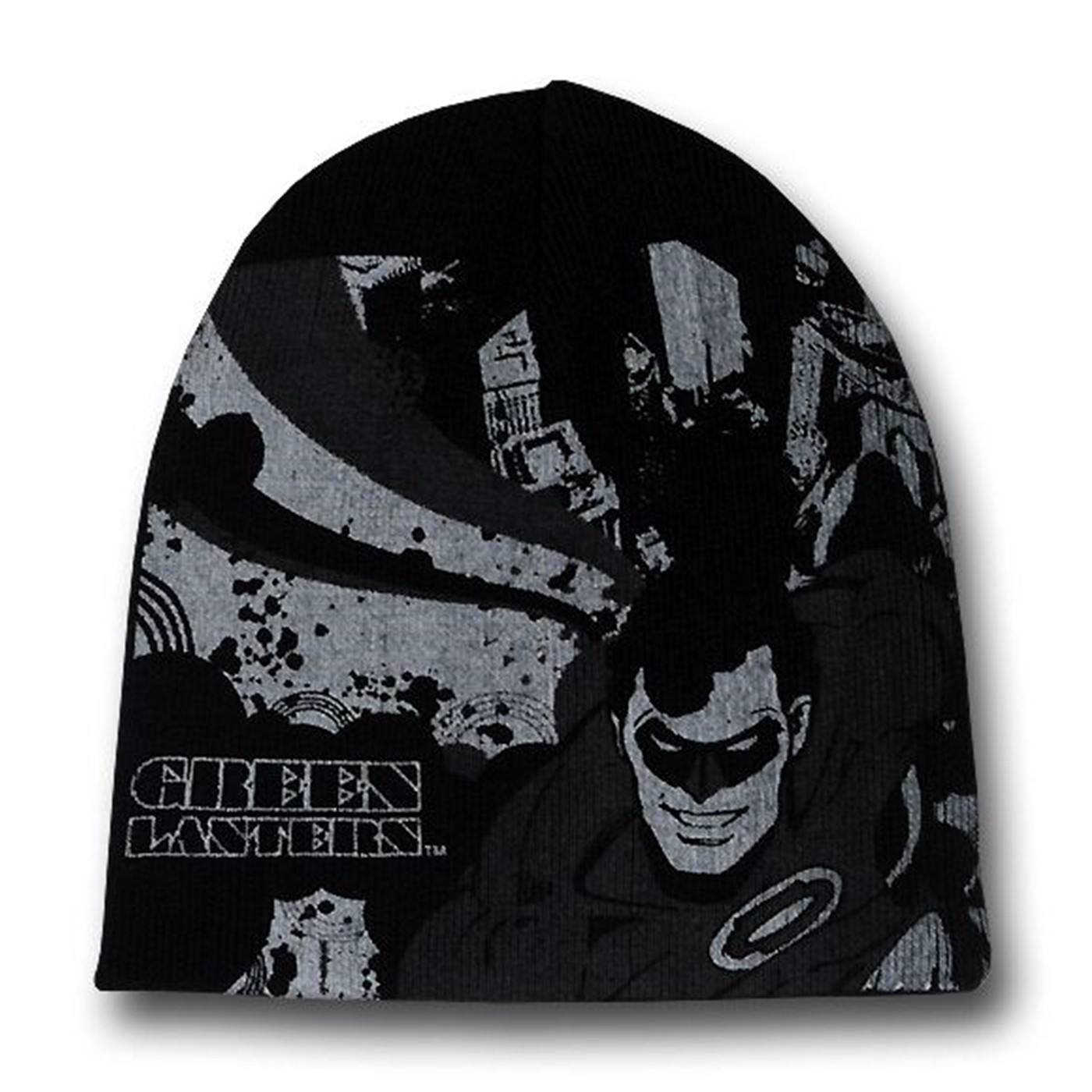 Green Lantern Comic Print Reversible Beanie