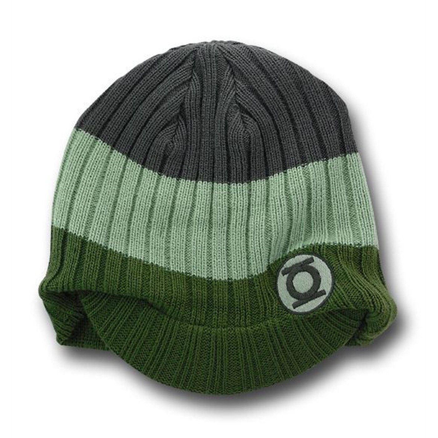Green Lantern Striped Billed Beanie, Green
