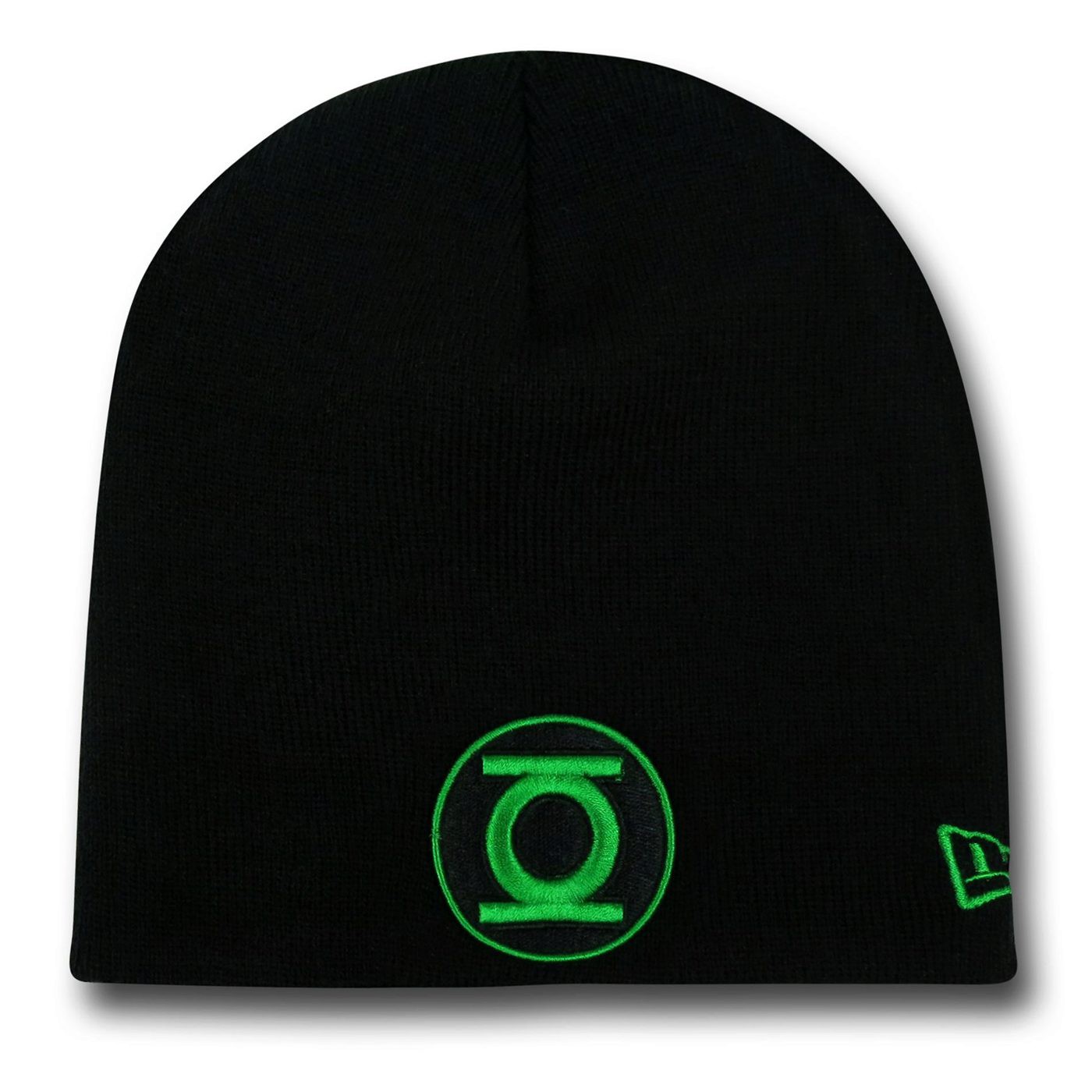 Green Lantern Symbol Toque Beanie, Black
