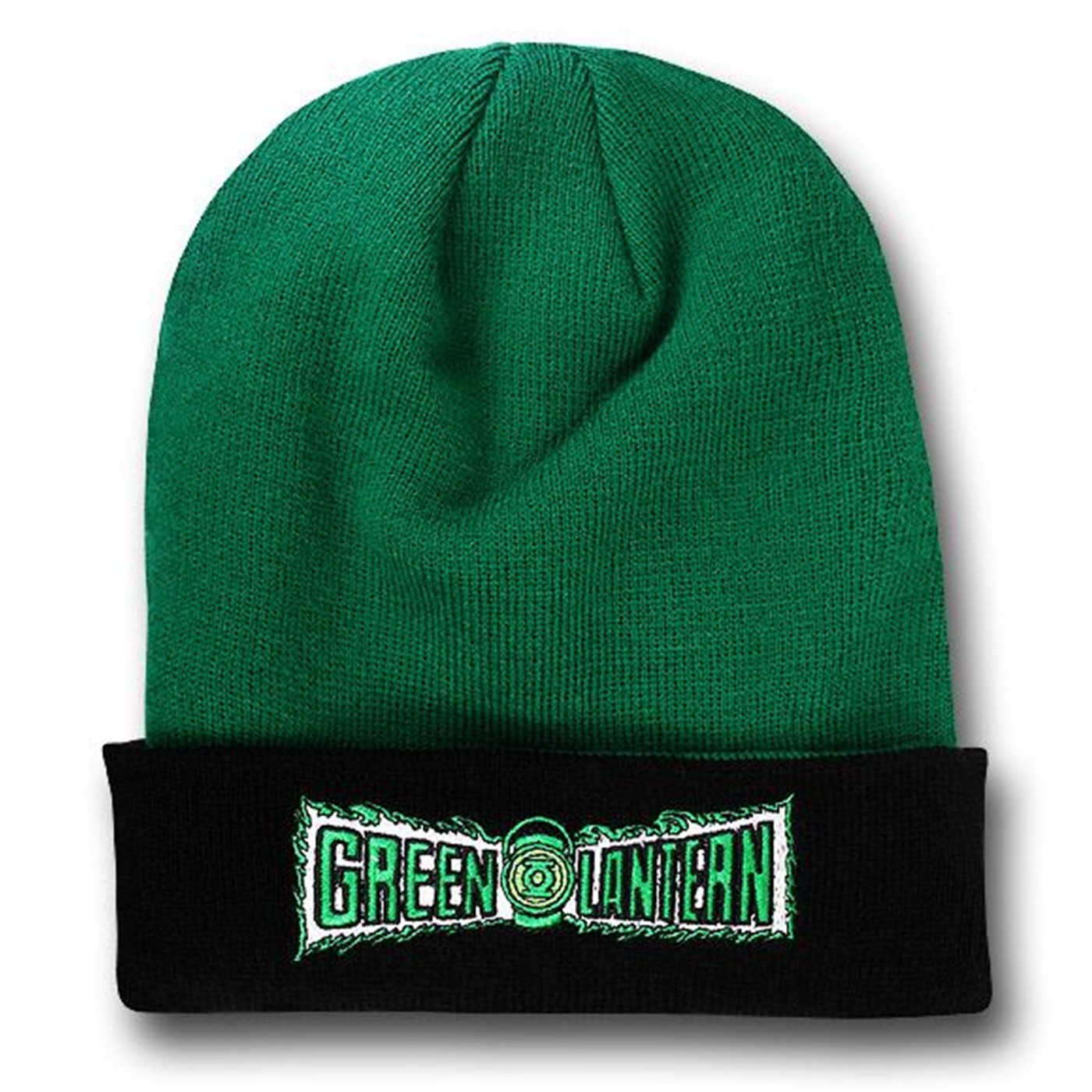 Green Lantern Symbol Flip It Up Beanie, Green