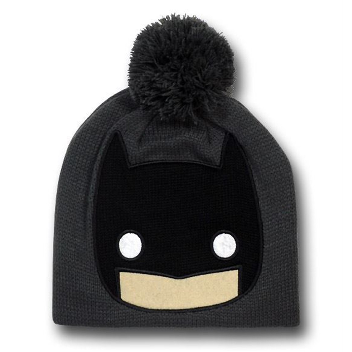 Batman Pop Heroes Grey Pom Pom Beanie, Grey