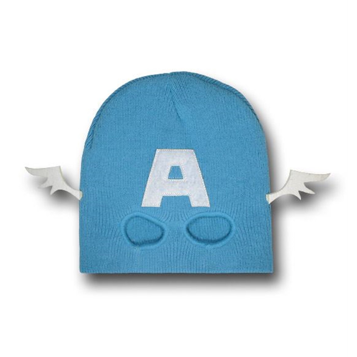 Captain America Mask Costume Beanie, Blue