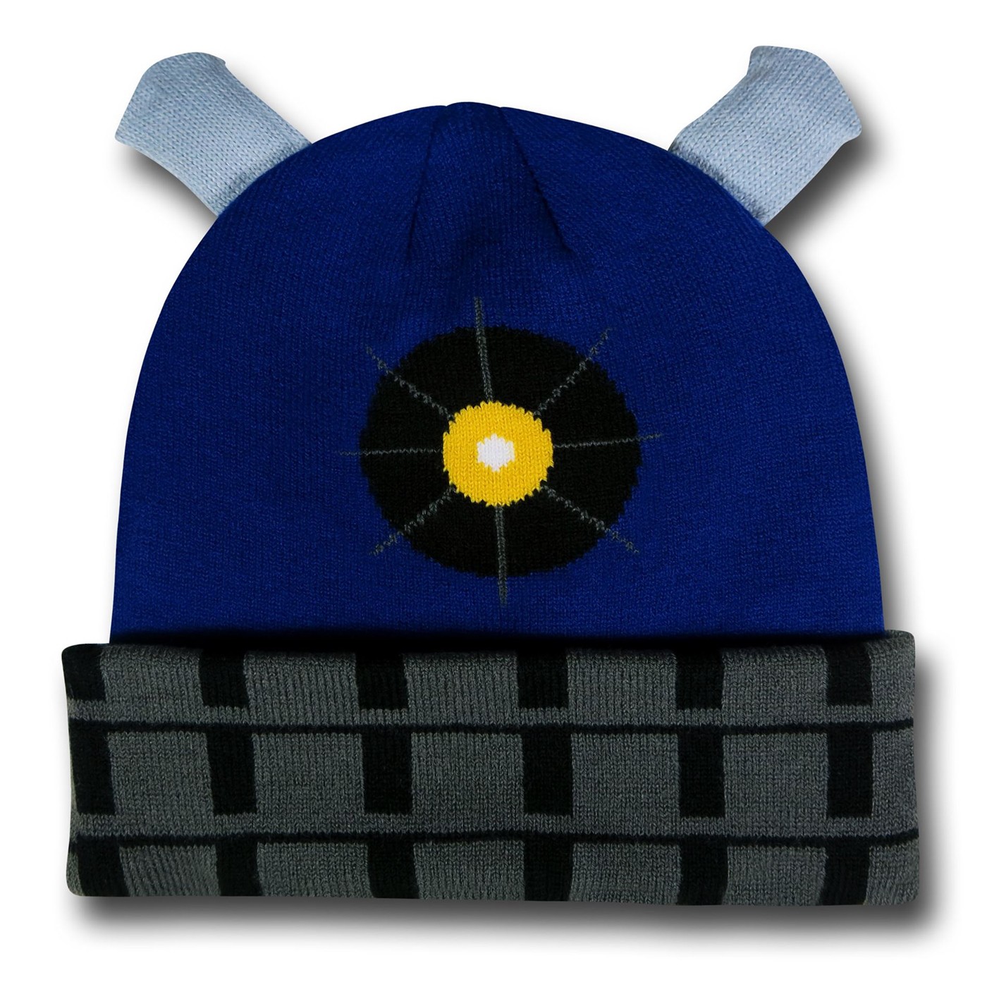 Doctor Who Dalek Cuff Beanie, Blue