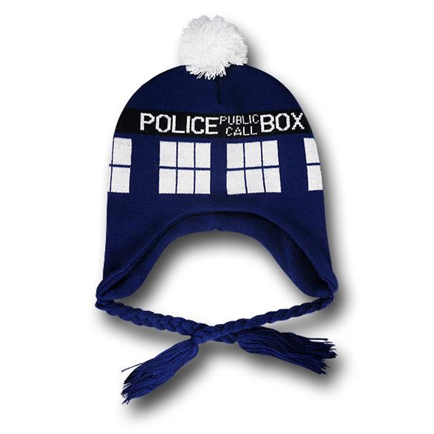 Doctor Who Tardis Laplander Beanie, Blue