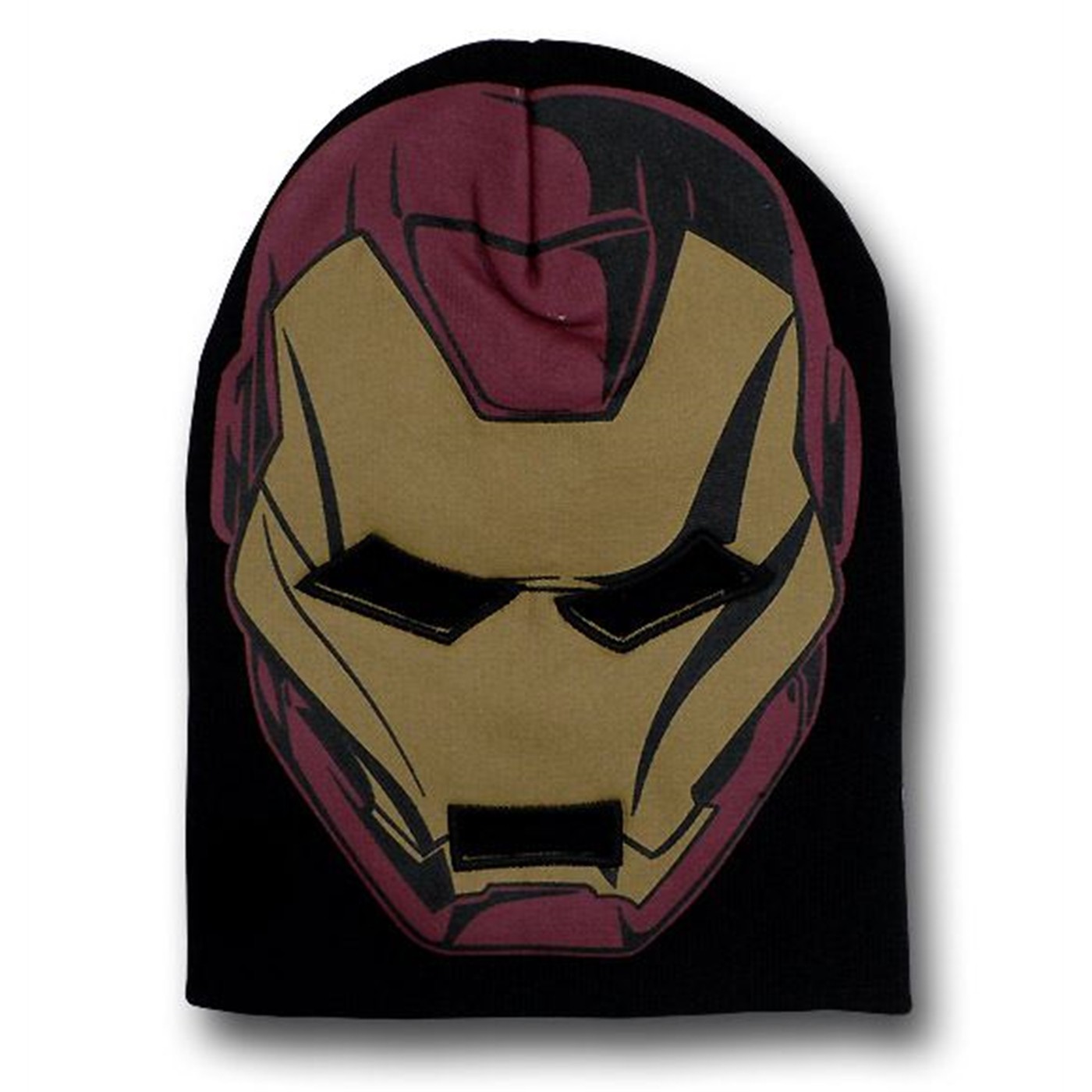 Iron Man Pullover Beanie Mask, Black