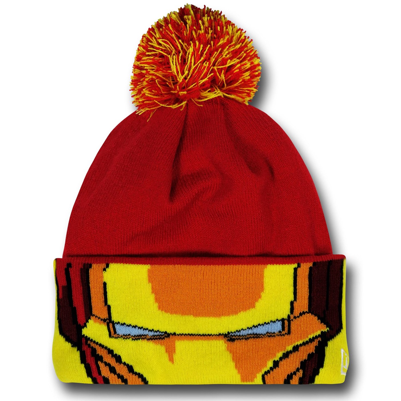 Iron Man Helmet Major Cuff Beanie, Red