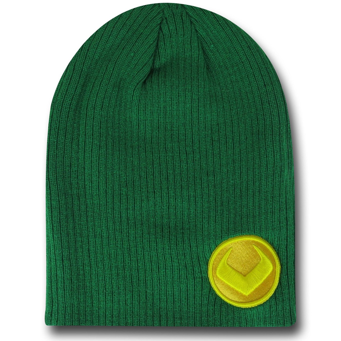 Loki Green Slouch Beanie, Green