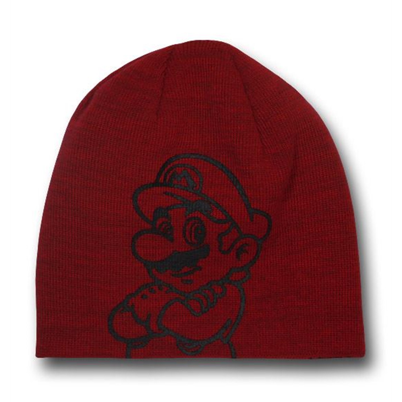 Nintendo Mario Red Reversible Beanie, Red