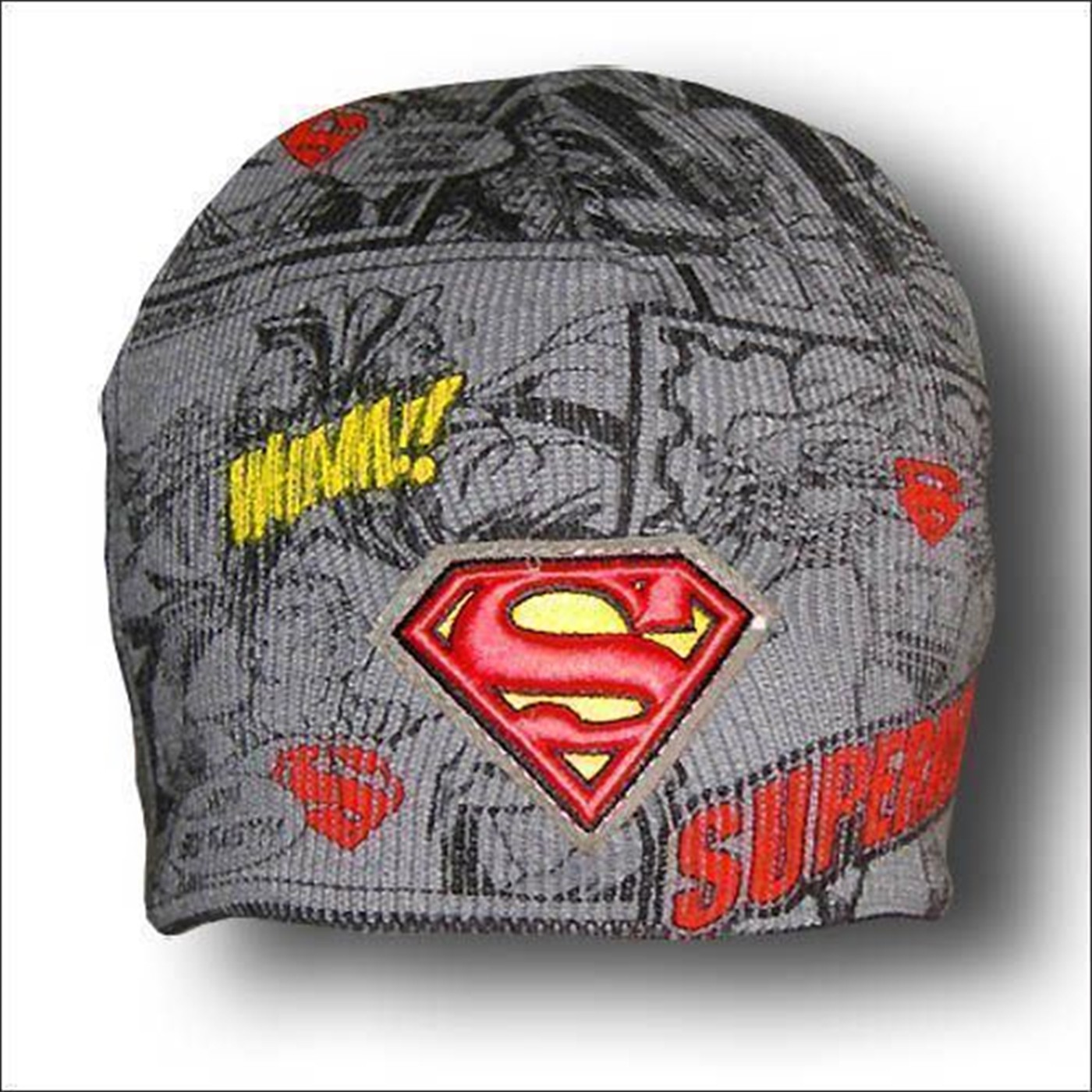 Superman Beanie Grey Comic