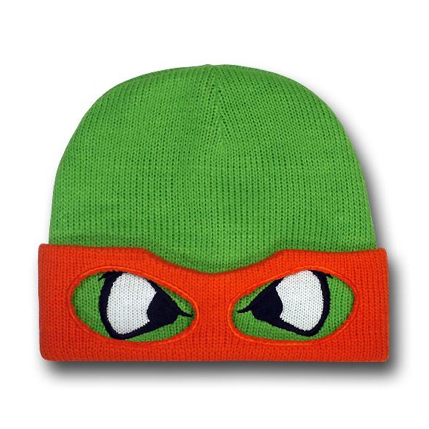 TMNT Michelangelo Costume Mask Beanie, Green