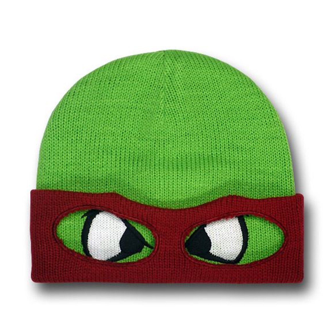 TMNT Raphael Costume Mask Beanie, Green