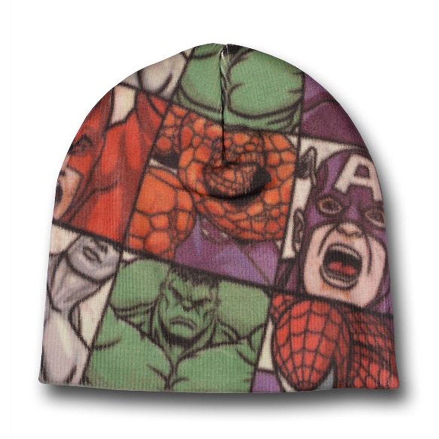 Marvel Head Shot Images Beanie, White