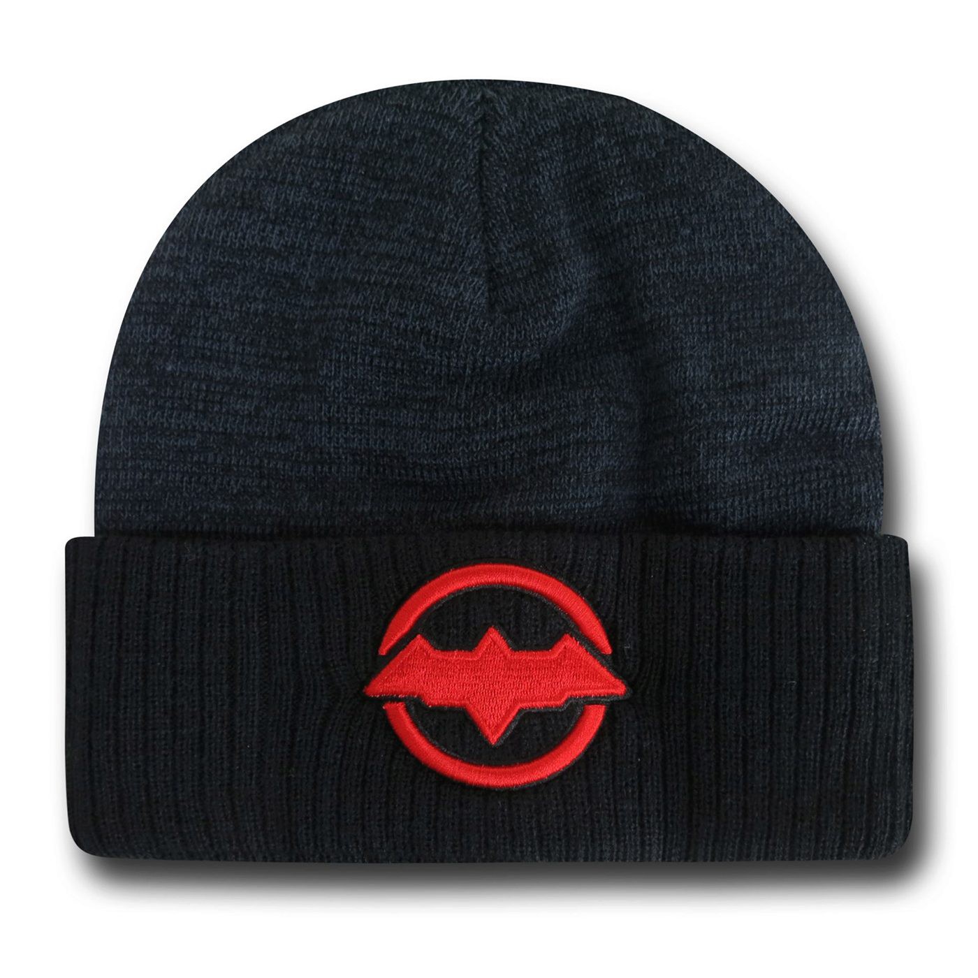 Red Hood Symbol Cuff Beanie, Black
