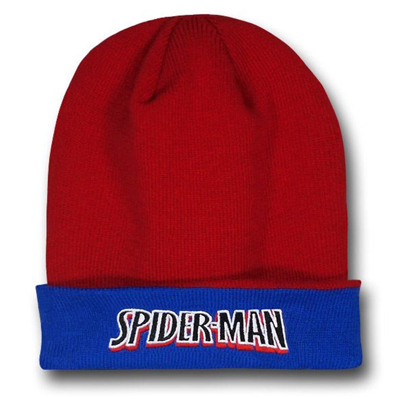 Spiderman Spidey Symbol Flip It Up Beanie, Red