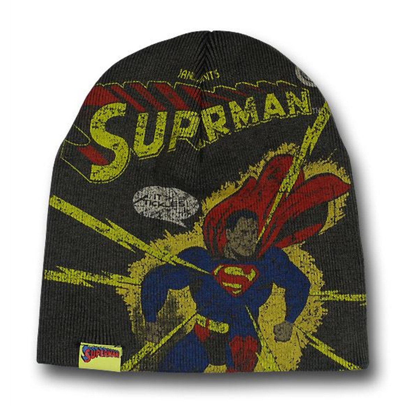 Superman Lightning It Tickles Beanie