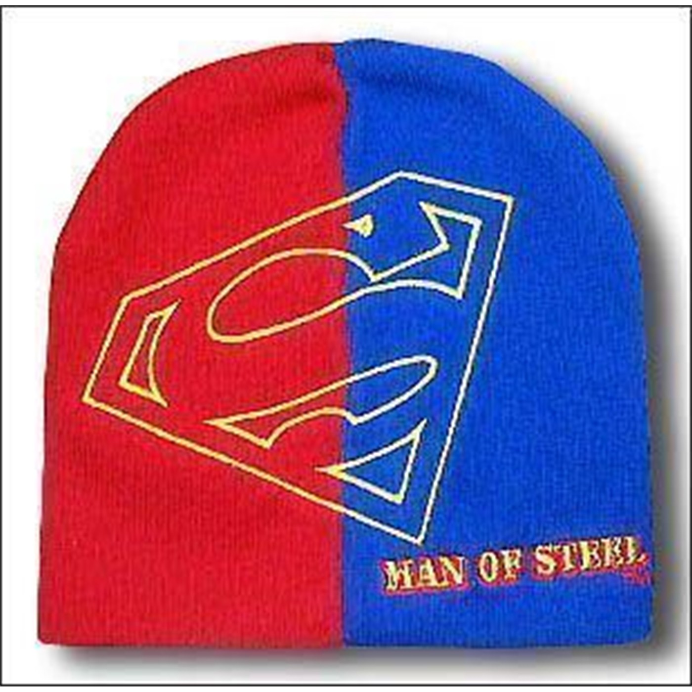 Superman Red Blue Split Beanie