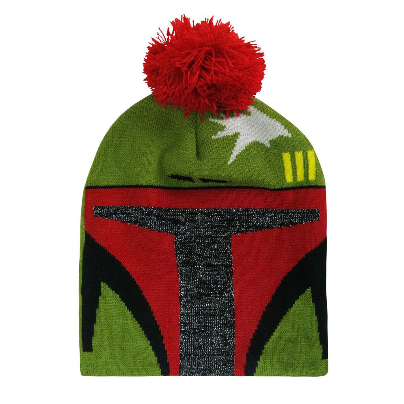 Star Wars Boba Fett Glitter Slouchy Beanie, Green
