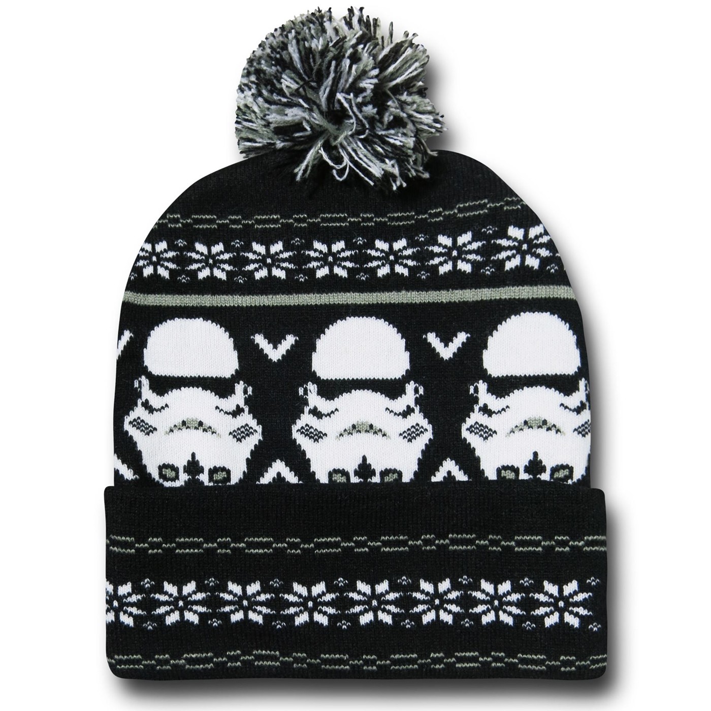 Star Wars Stormtrooper Fair Isle Beanie, Black
