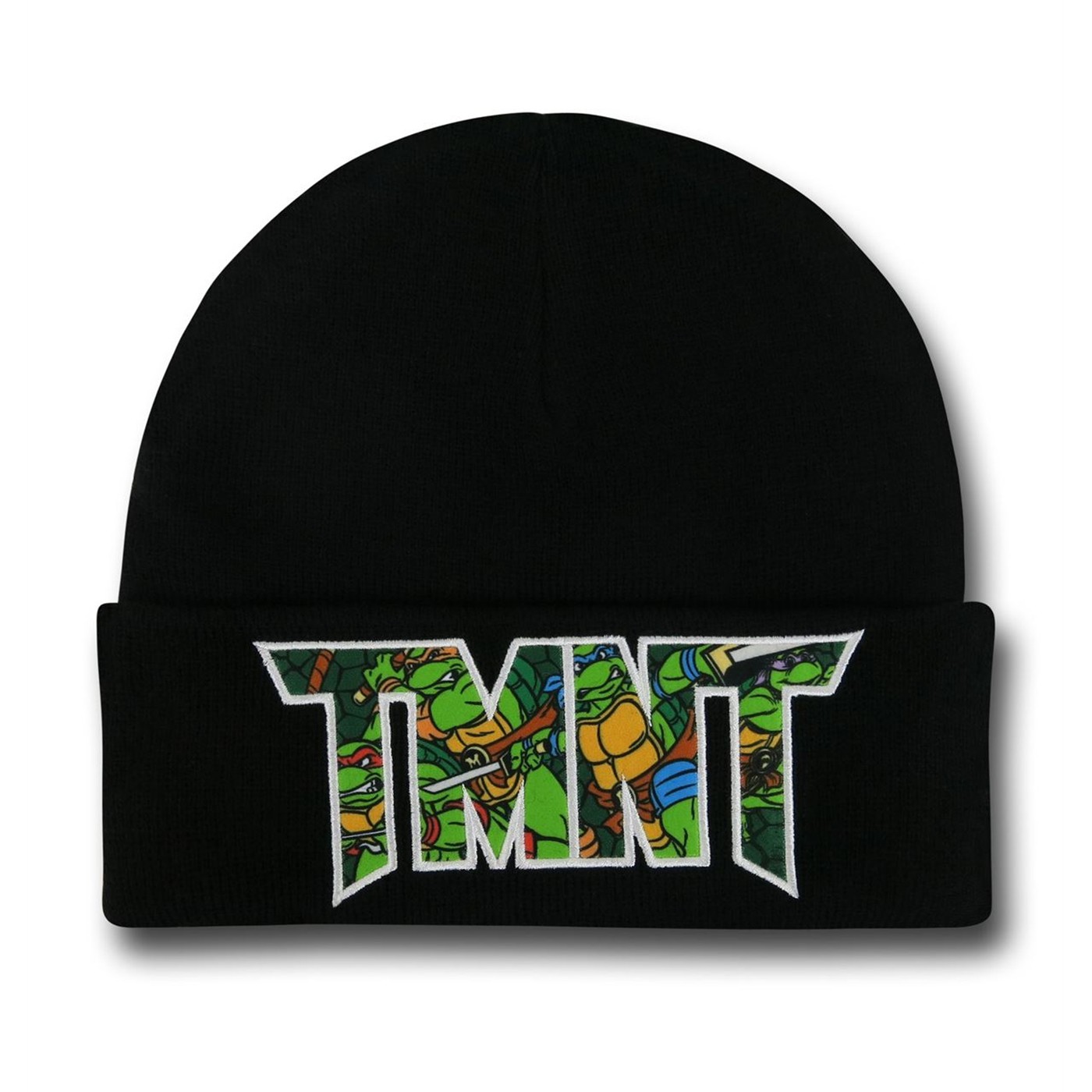 TMNT Logo Cuff Beanie, Black