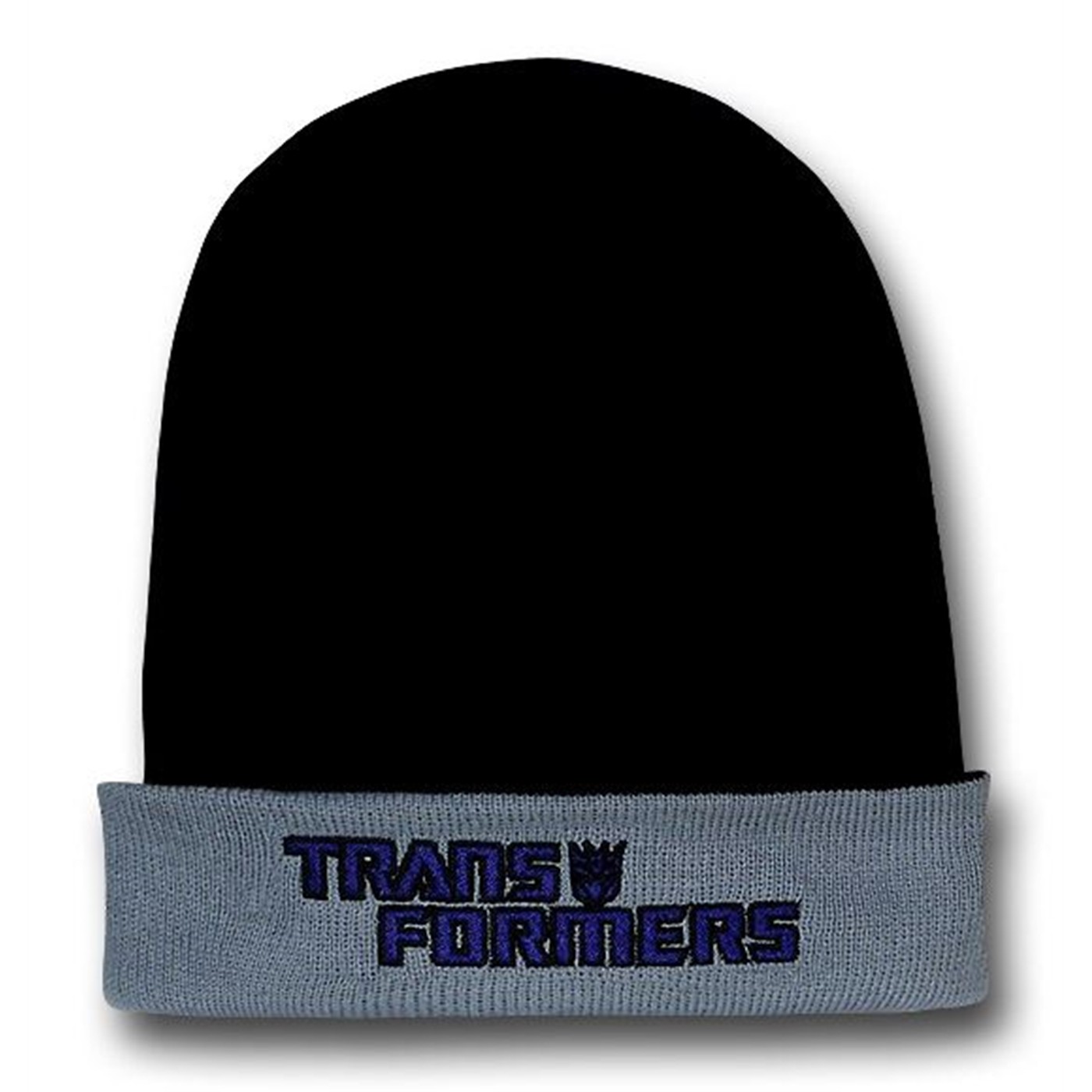 Transformers Decepticon Flip It Up Beanie, Black