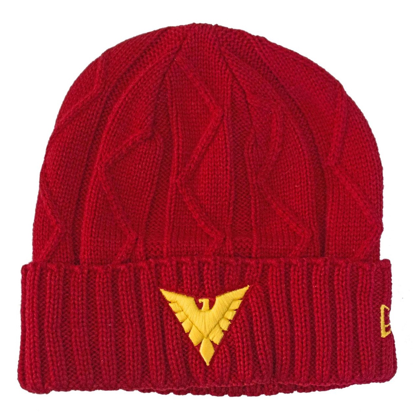 X-Men Dark Phoenix Cosmic Cables Unisex Knit Beanie, Red