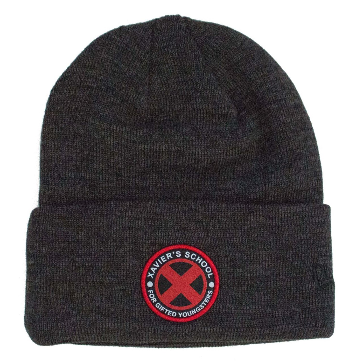 X-Men Xavier School Unisex Knit Beanie, Black