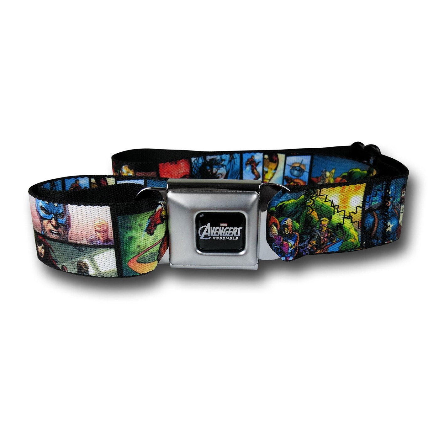 Avengers Blocks Seatbelt Belt, Black