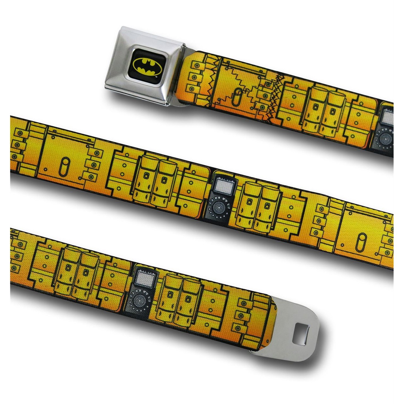 Batman Utility Belt Seatbelt Belt, Yellow