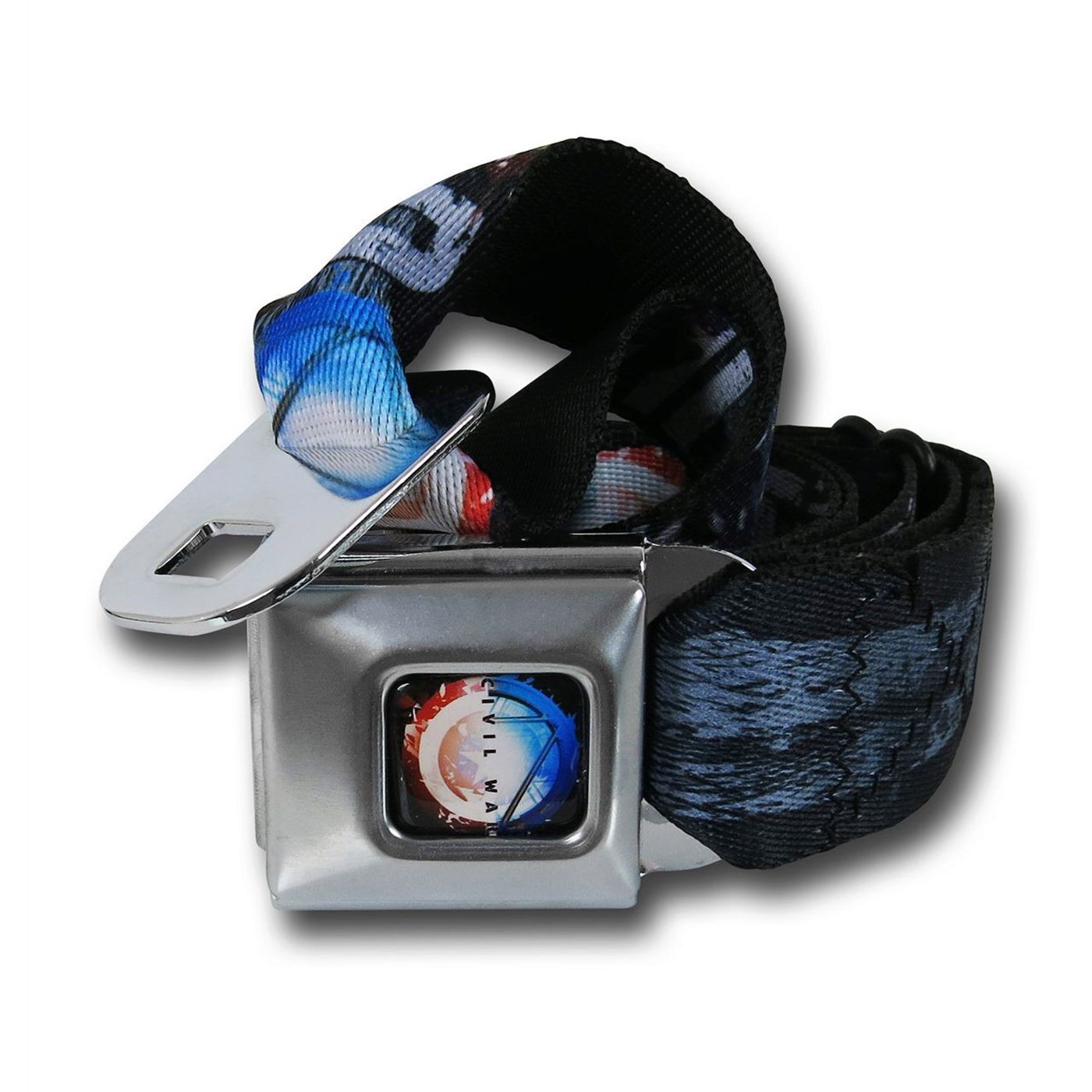Captain America Civil War Seatbelt Belt, Black
