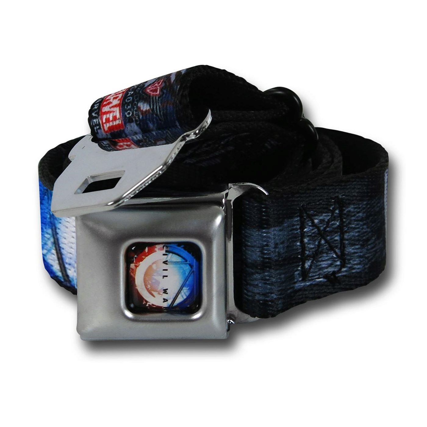 Captain America Civil War Kids 1.0 Seatbelt Belt, Black