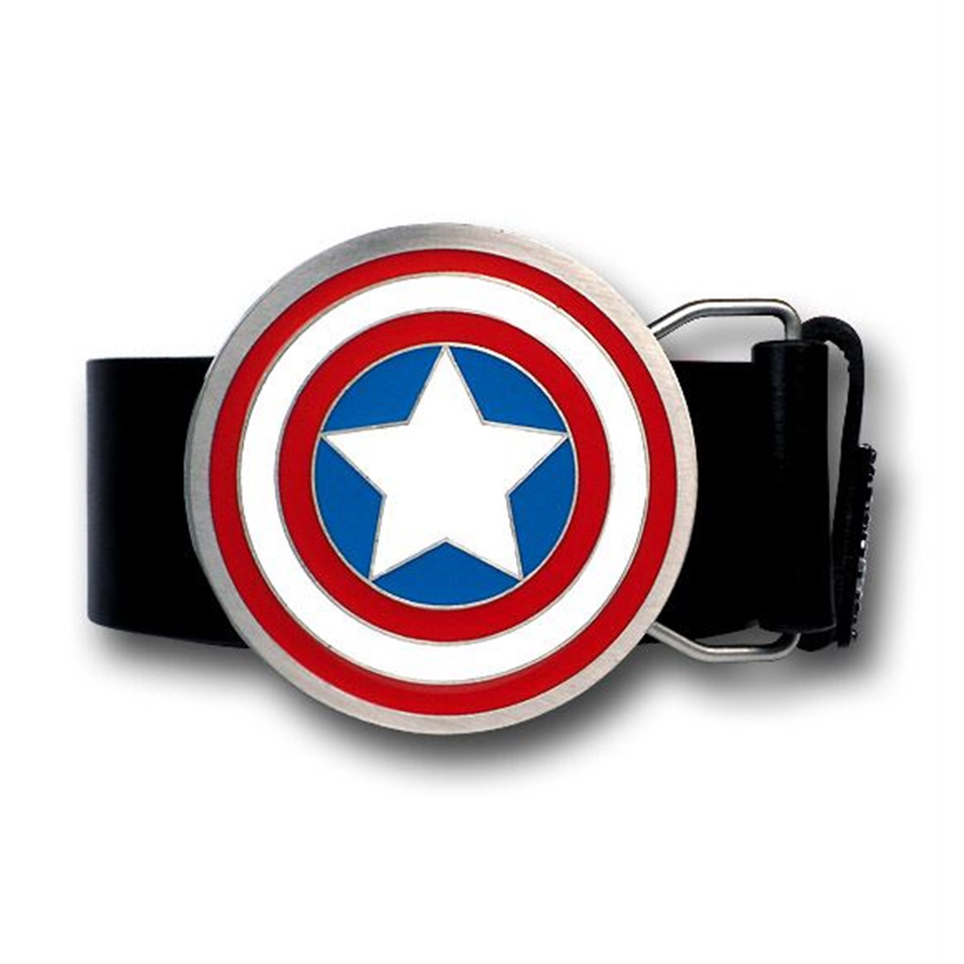 Captain America Belt Buckle With Belt, Red