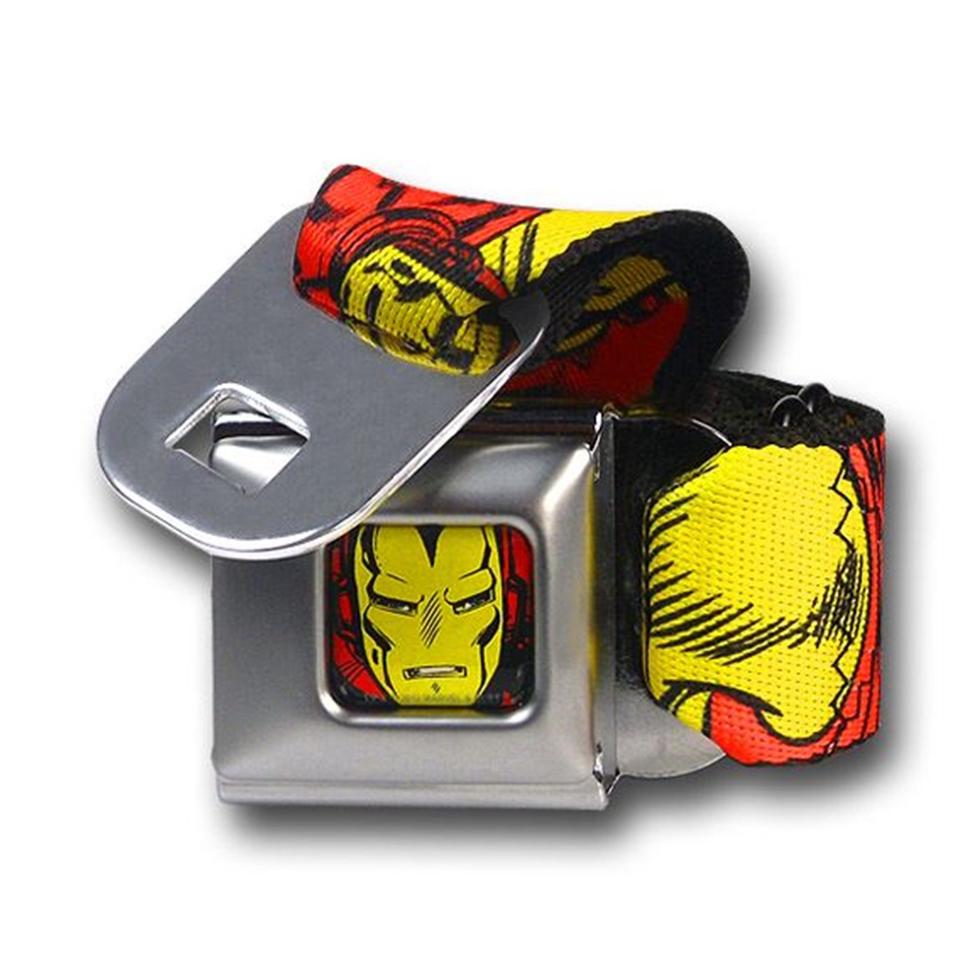 Iron Man Armor Seatbelt Belt, Yellow