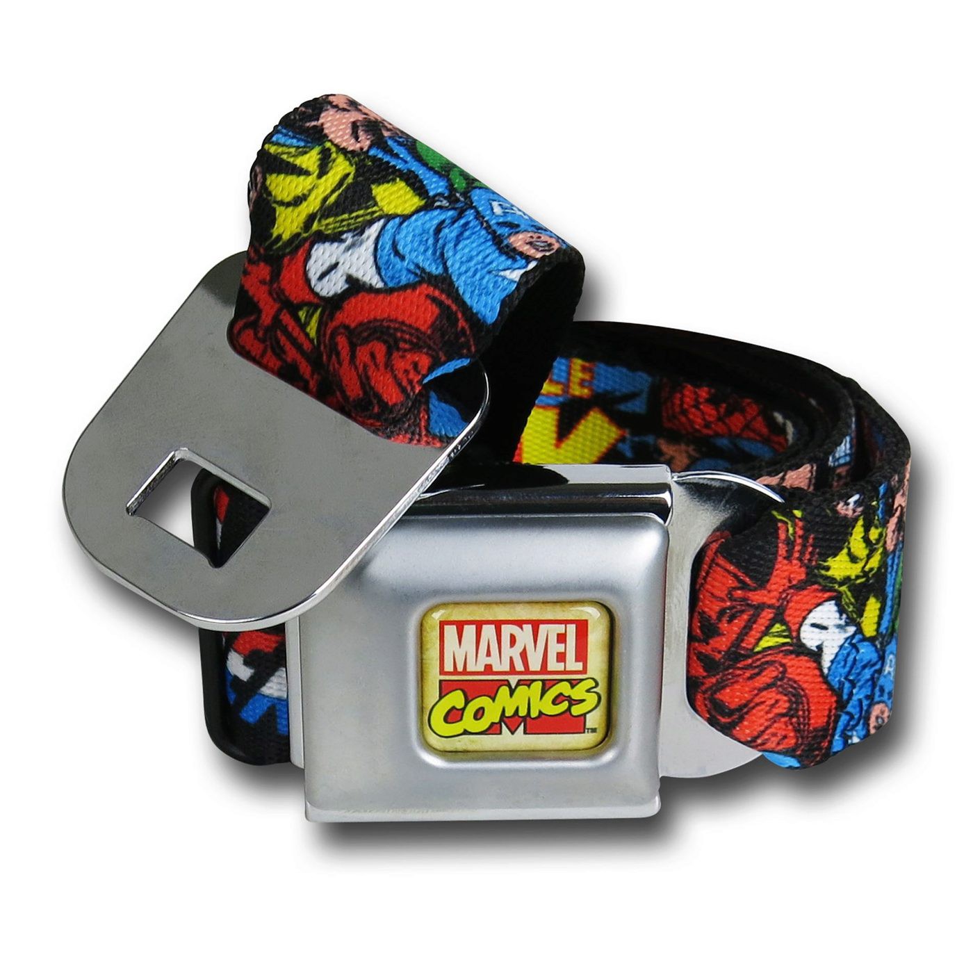 Marvel Finest Seatbelt Belt, Black