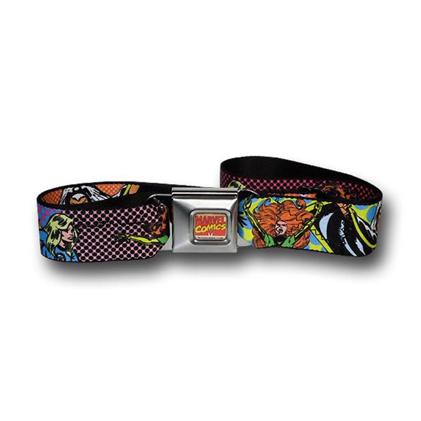 Marvel Female Power Seatbelt Belt, Grey