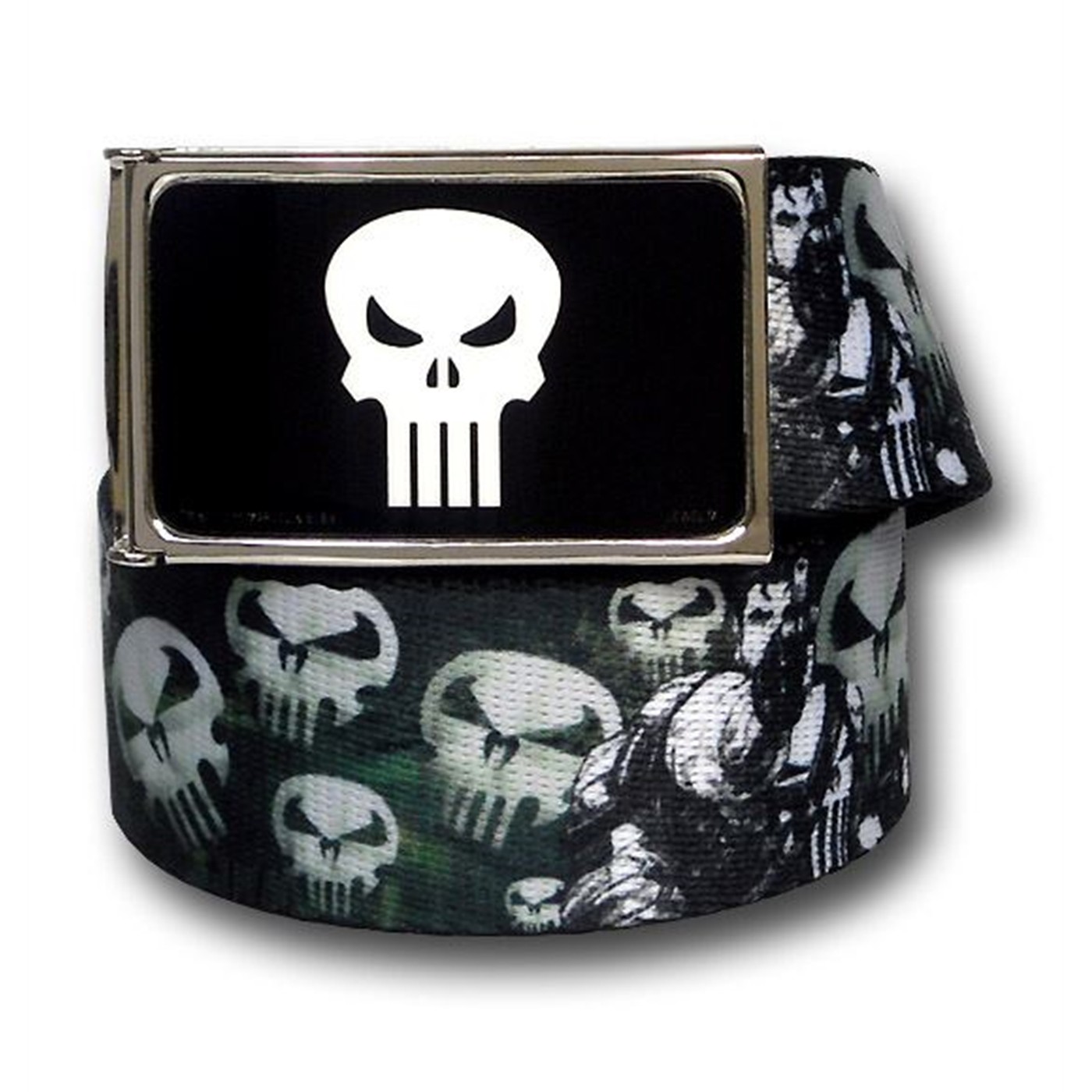 Punisher Skulls Web Belt