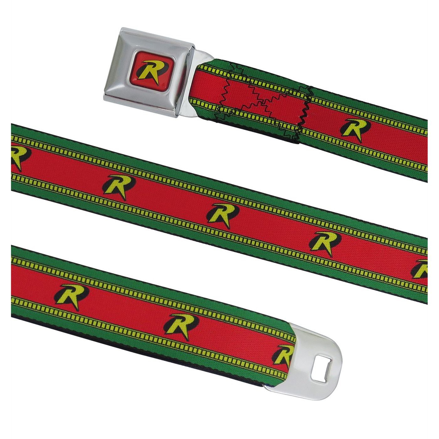 Robin Symbol Seatbelt Belt, Red