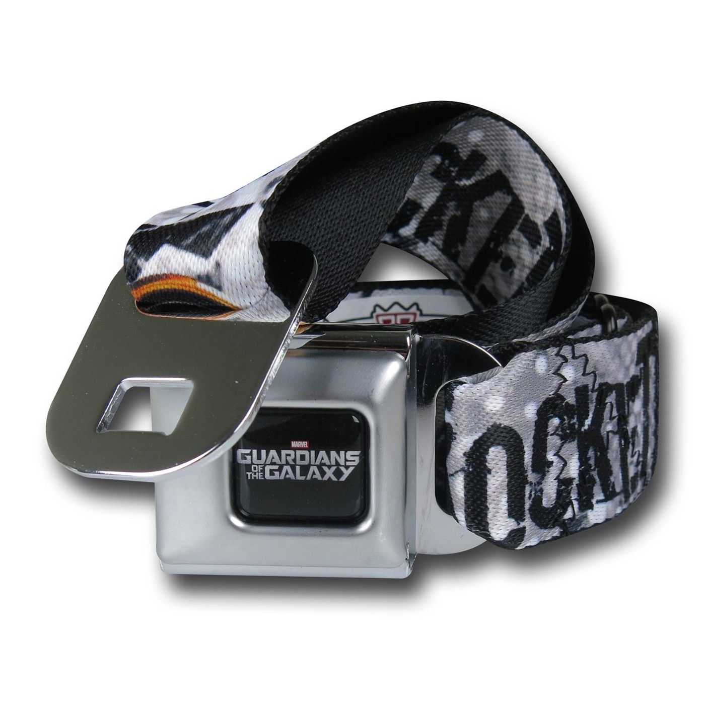 Rocket Raccoon Seatbelt Belt, White