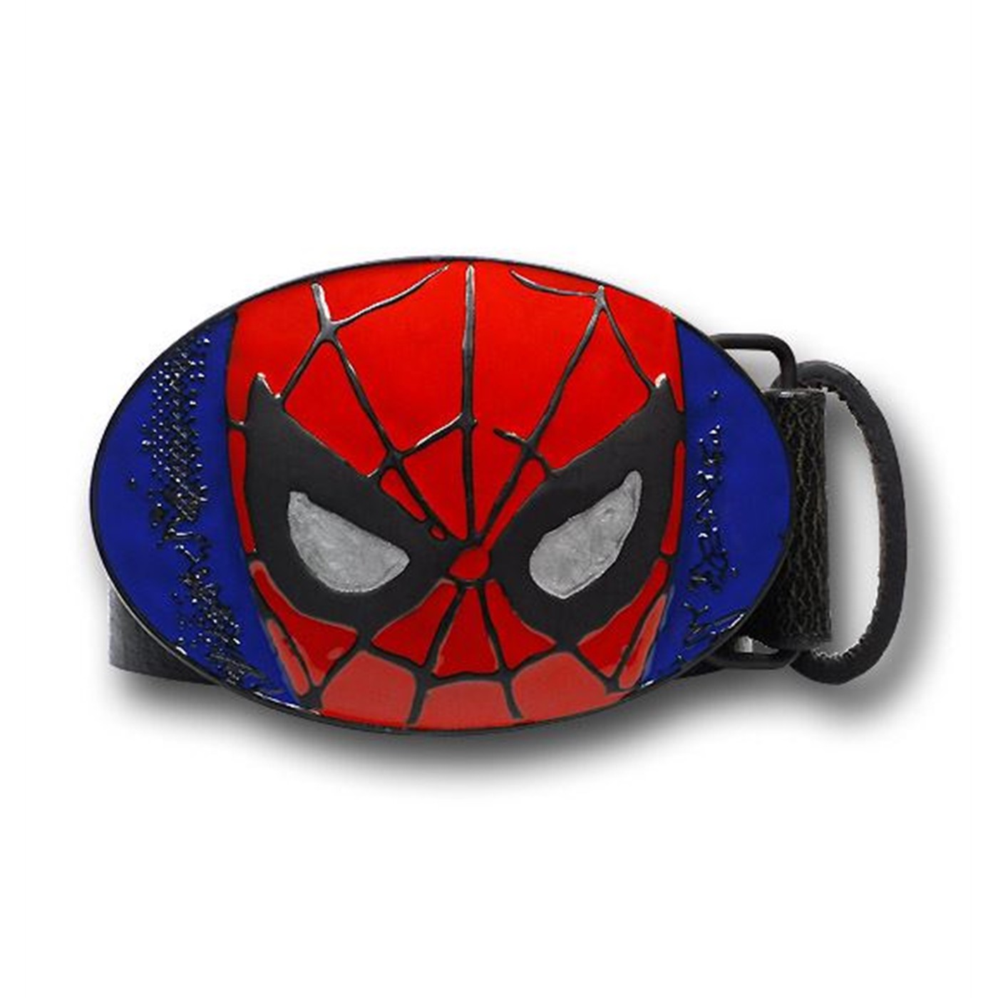 Spiderman Distressed Belt Buckle With Belt, Red