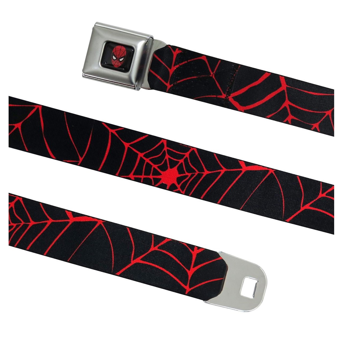 Spider-Man Webbing Seatbelt Belt, Black