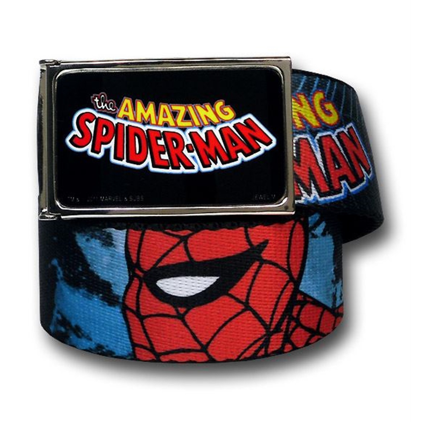 The Amazing Spiderman Black Web Belt, Black