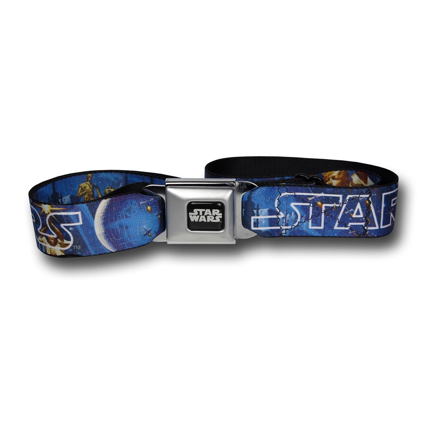 Star Wars Hildebrandt Art Seatbelt Belt, Blue