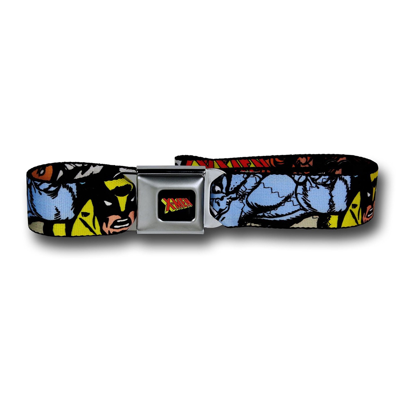 X-Men Faces Seatbelt Belt, Black