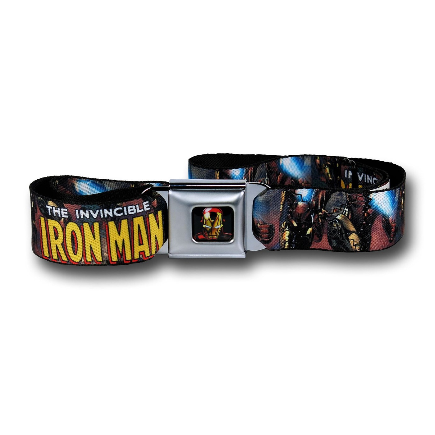 Iron Man Invincible Arc Light Seatbelt Belt, Red