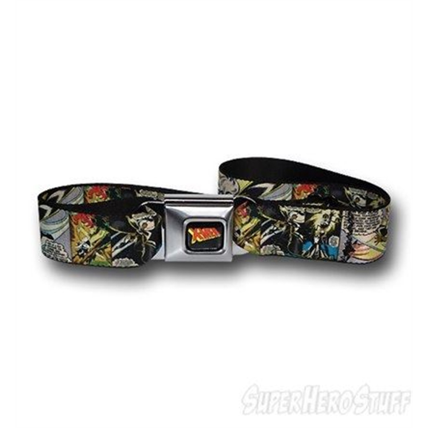 X-Men Storm Comic Seatbelt Belt, Black