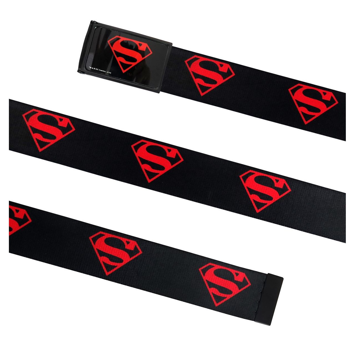 Superboy Symbol Web Belt, Black