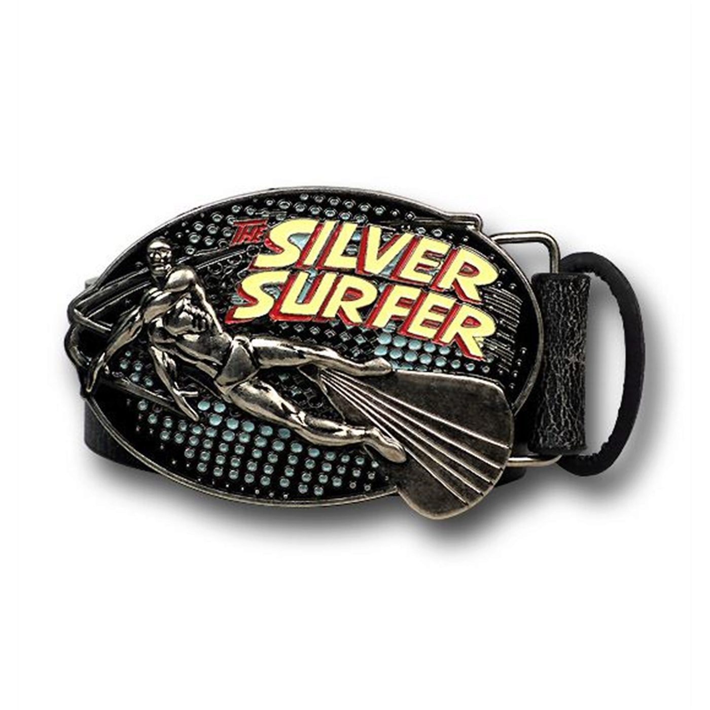Silver Surfer Star Rider Belt Buckle With Belt, Grey